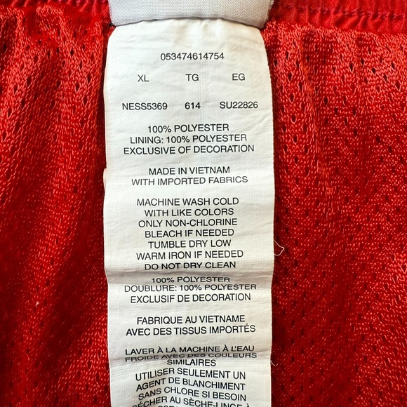 Nike Training Shorts Mens XL Red Athletic Dri-Fit NESS5369 Gym Workout - Picture 4 of 6